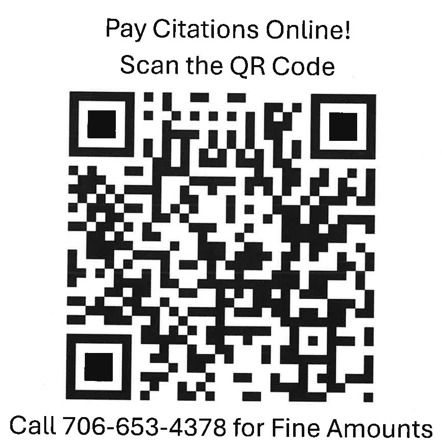 Pay Citations Online! Call 706-653-4378 for Fine Amounts!